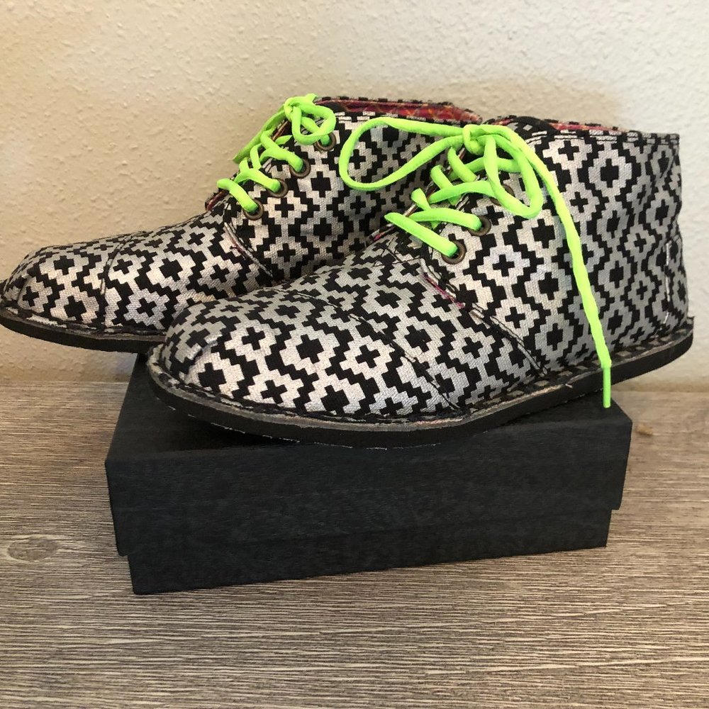 TOMS Tribal Print Boots